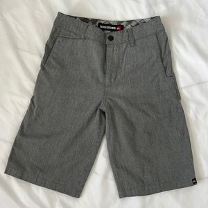 Quiksilver boys shorts size 23, gray